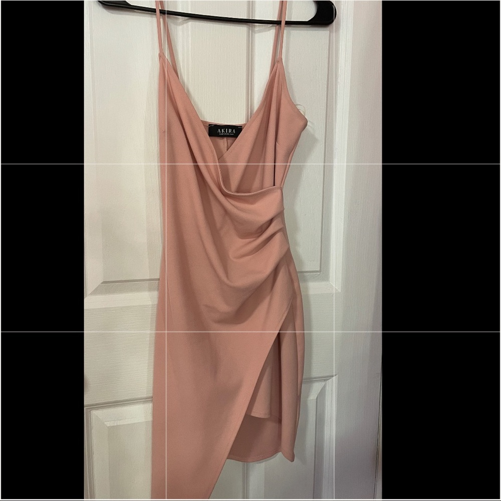 Short mini slit dress
